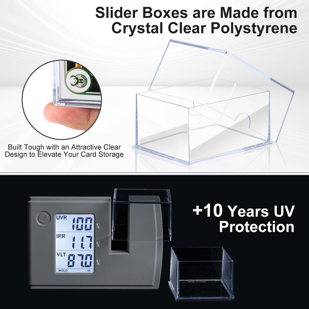 RIXUGIT deck case transparent cover for quick content identification