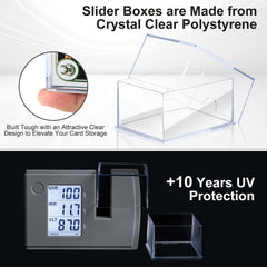 RIXUGIT deck case transparent cover for quick content identification