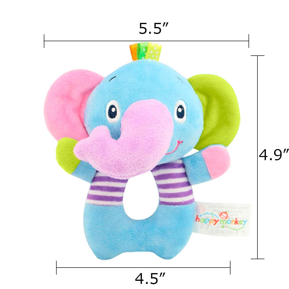 RIY soft teething surface encourages safe gum exploration during play