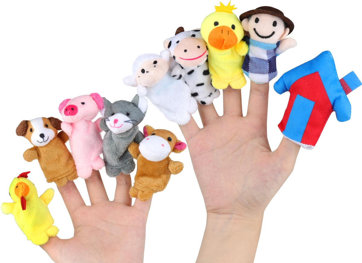 RIY story time finger puppets from Old Macdonald farm for interactive storytelling