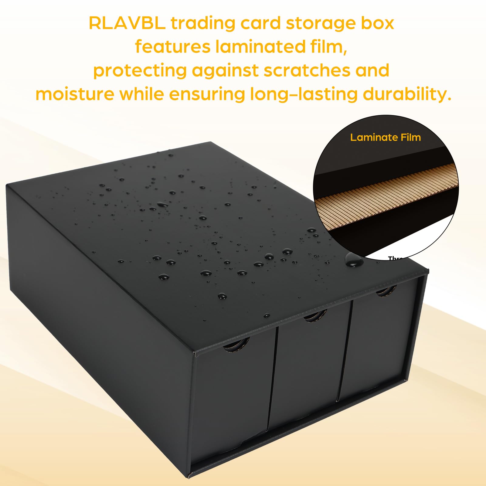 RLAVBL sturdy ect-grade corrugated cardboard construction