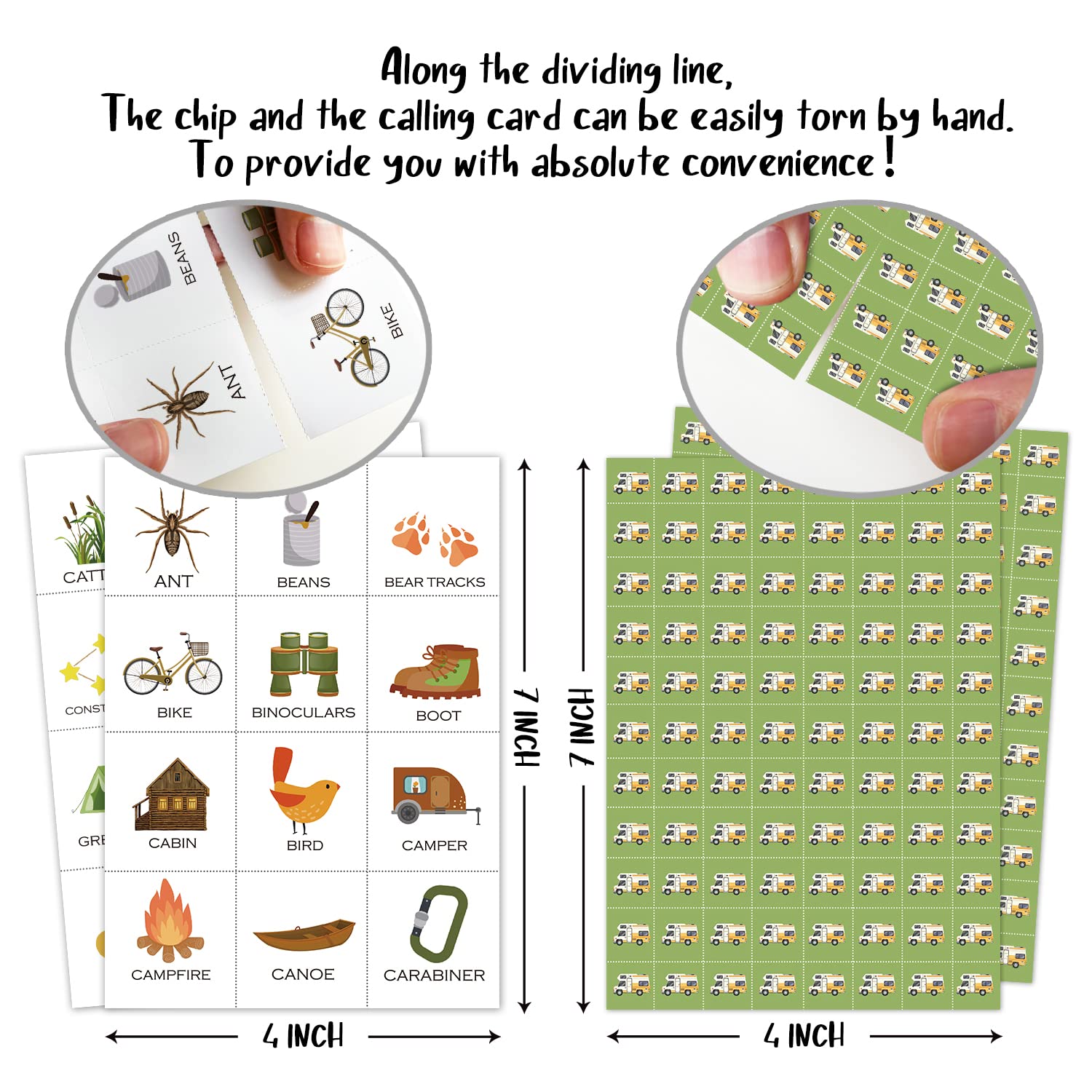 RLCNOT calling chips set enables quick setup for indoor or outdoor events.