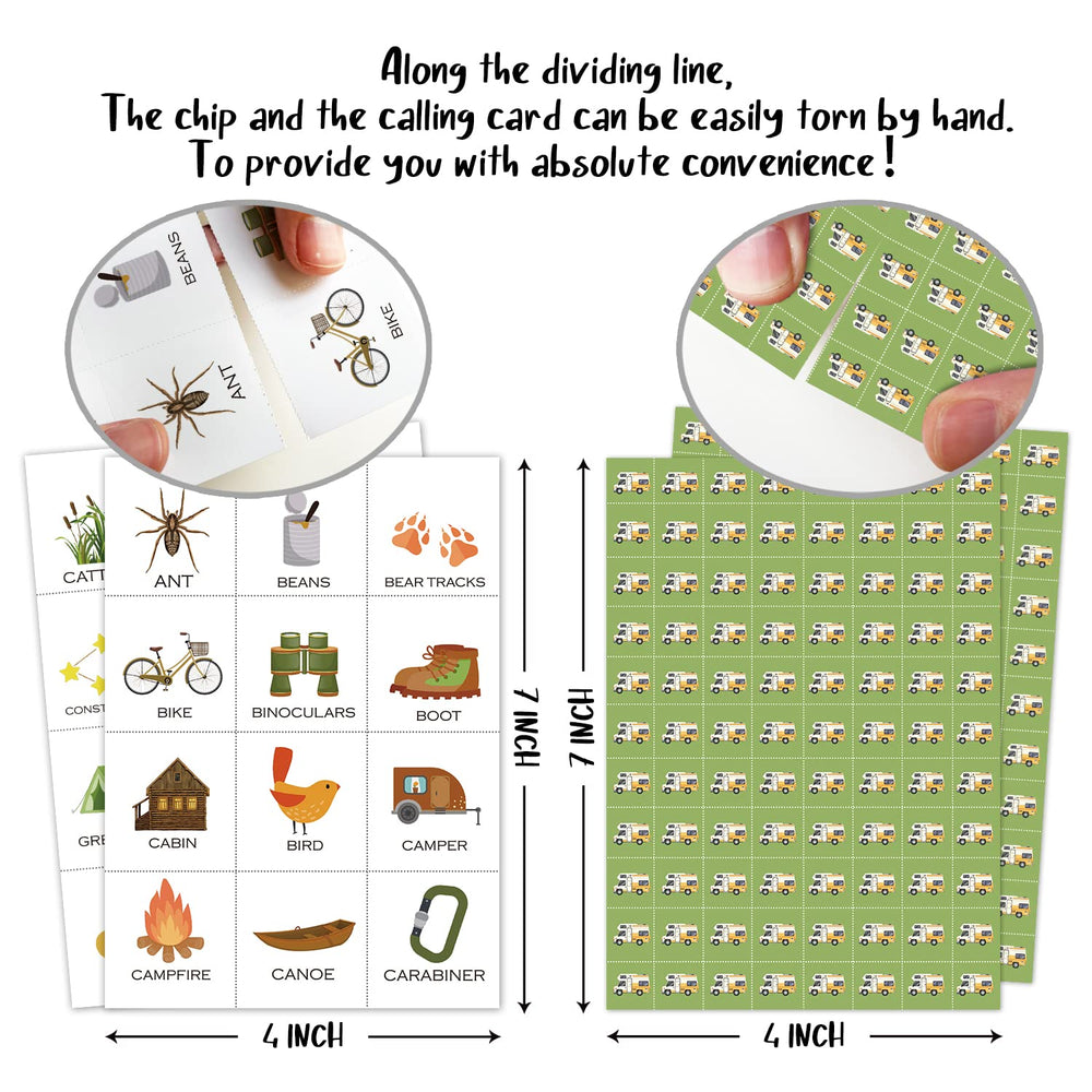 RLCNOT calling chips set enables quick setup for indoor or outdoor events.