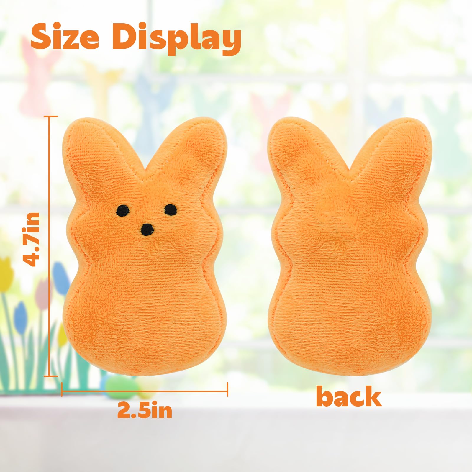 RLXGCZ Easter bunny stuffed toy as an ideal basket stuffer.
