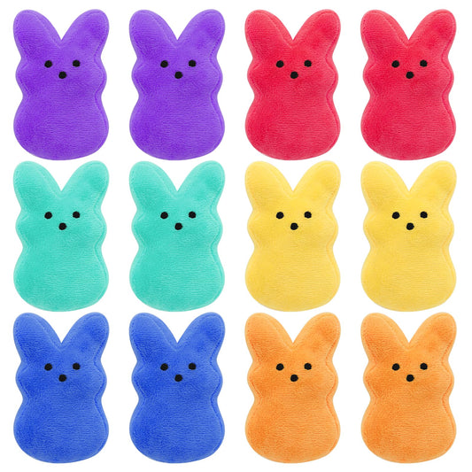 RLXGCZ Easter bunny plush in soft fabric for cozy Easter decor.