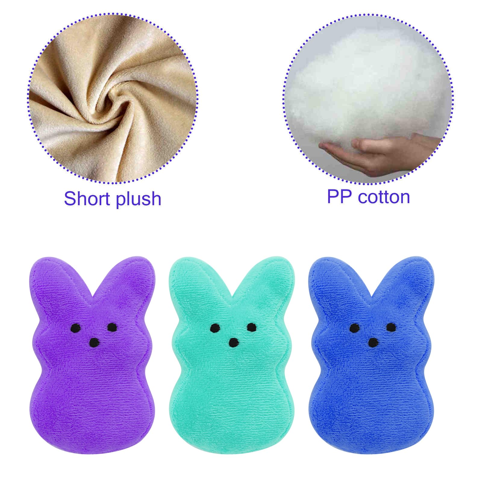 RLXGCZ soft plush bunny with PP cotton for safe play.
