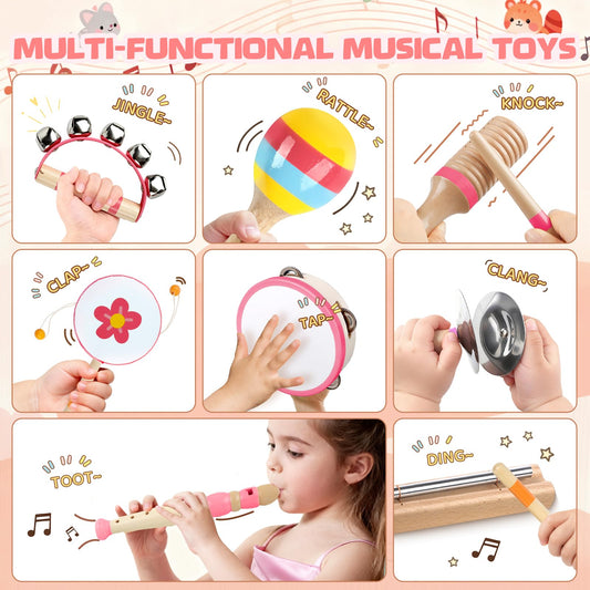 Rmischolar maracas encourage joyful play and hand-eye coordination.