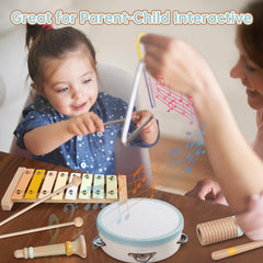 Rmischolar baby musical instruments: toy trumpet adds playful sound options for budding musicians.