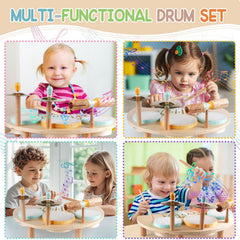 Rmischolar Sheepskin Drums—soft textures invite gentle rhythm exploration.