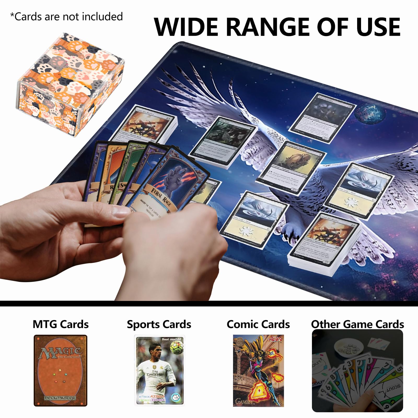 RMJKXQZG compact size makes it easy to carry to game night or tournament.