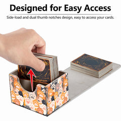 RMJKXQZG large capacity supports 200+ sleeveless or 80+ double-sleeved cards.