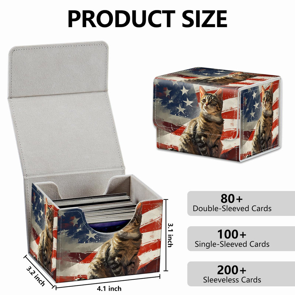 RMJKXQZG MTG deck box magnetic closure keeps cards secure during transport