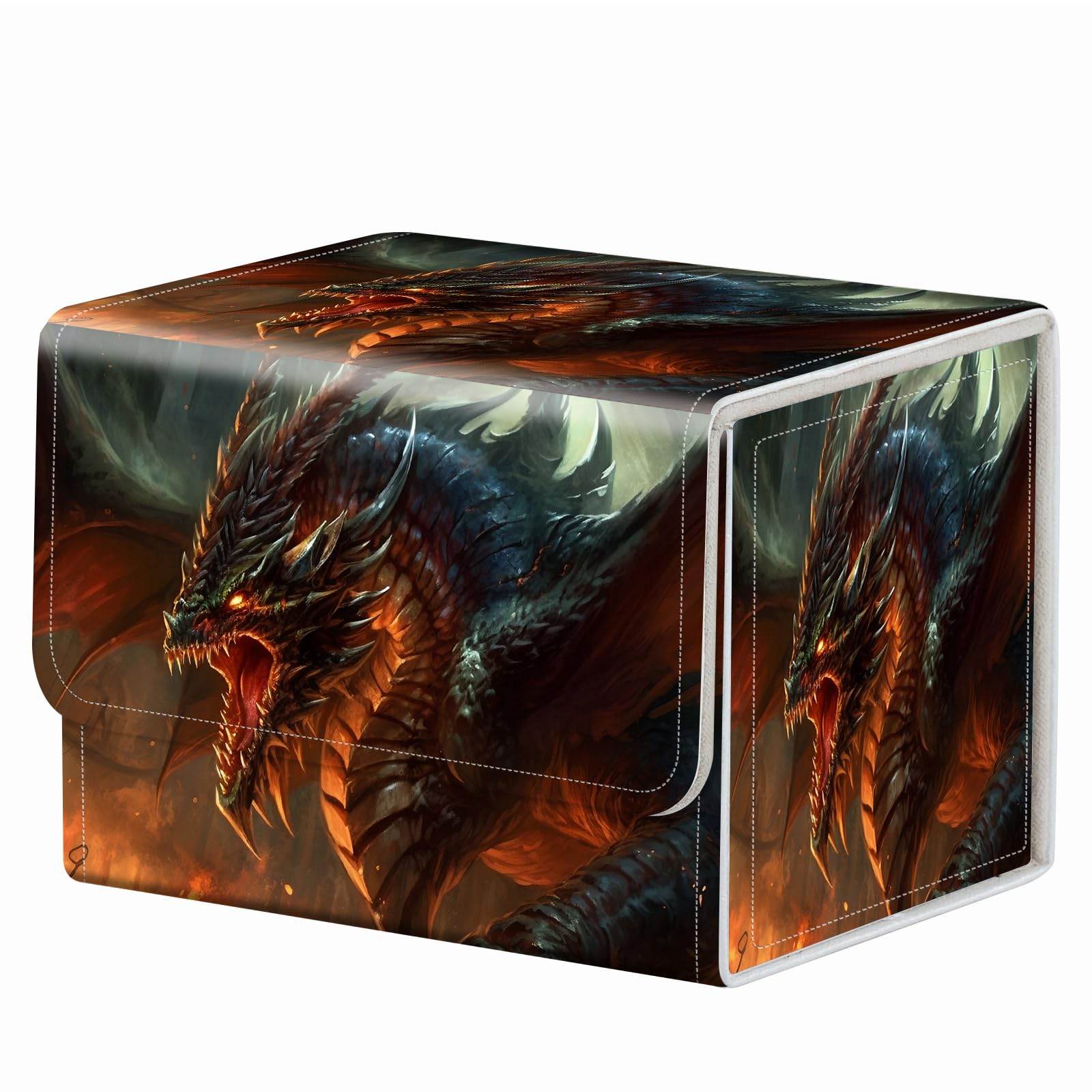 RMJKXQZG strong magnet card box front view shows sturdy protection