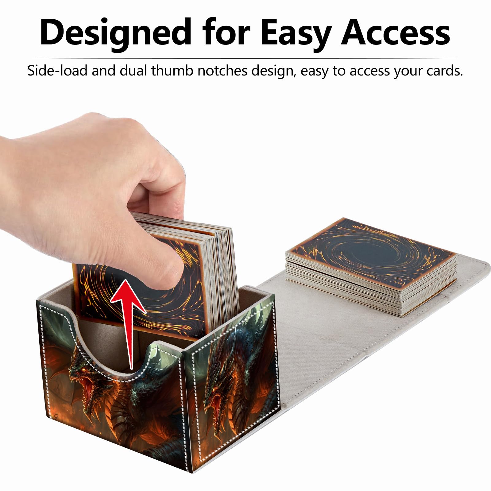 RMJKXQZG magnetic closure keeps cards secure during transit