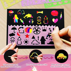 RMJOY Portable Art Kit for travel-friendly crafting sessions