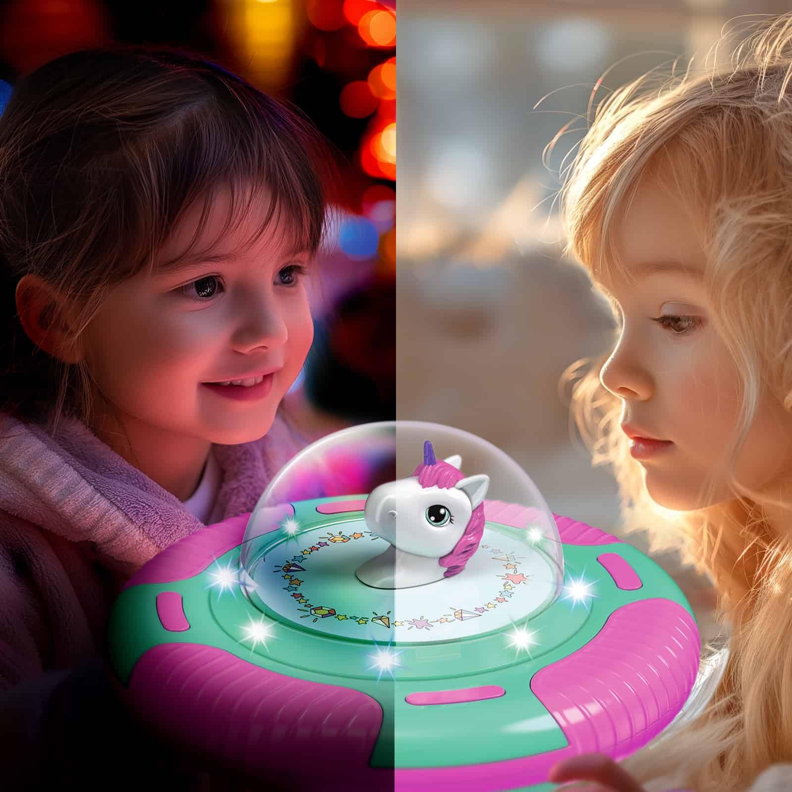 RMOKA Unicorn Sit and Spin Toy 3-modes offer flexible play in small spaces.
