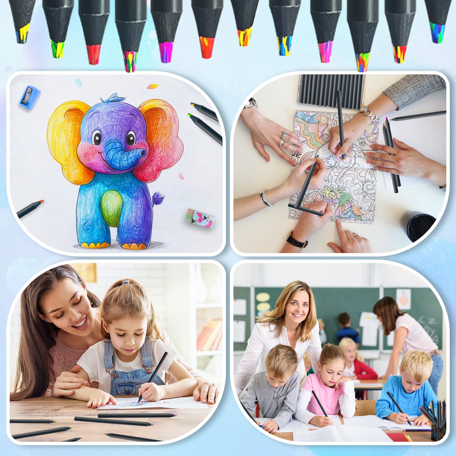 R&DLanci gift box featuring dinosaur and elephant stickers