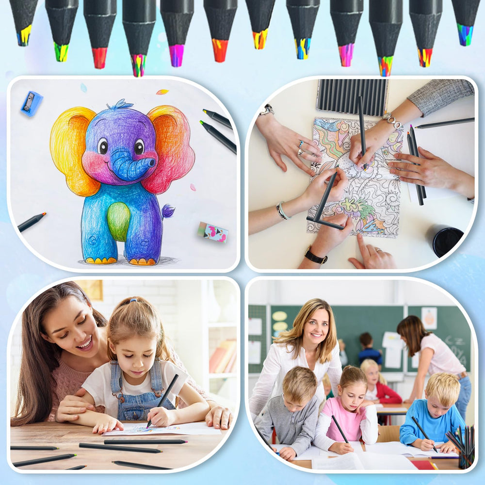 R&DLanci gift box featuring dinosaur and elephant stickers