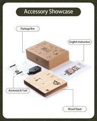 Rnfinewow adult puzzle assembly kit designed for focused, enjoyable building