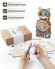 Rnfinewow clock decor suitable for living rooms and office desks