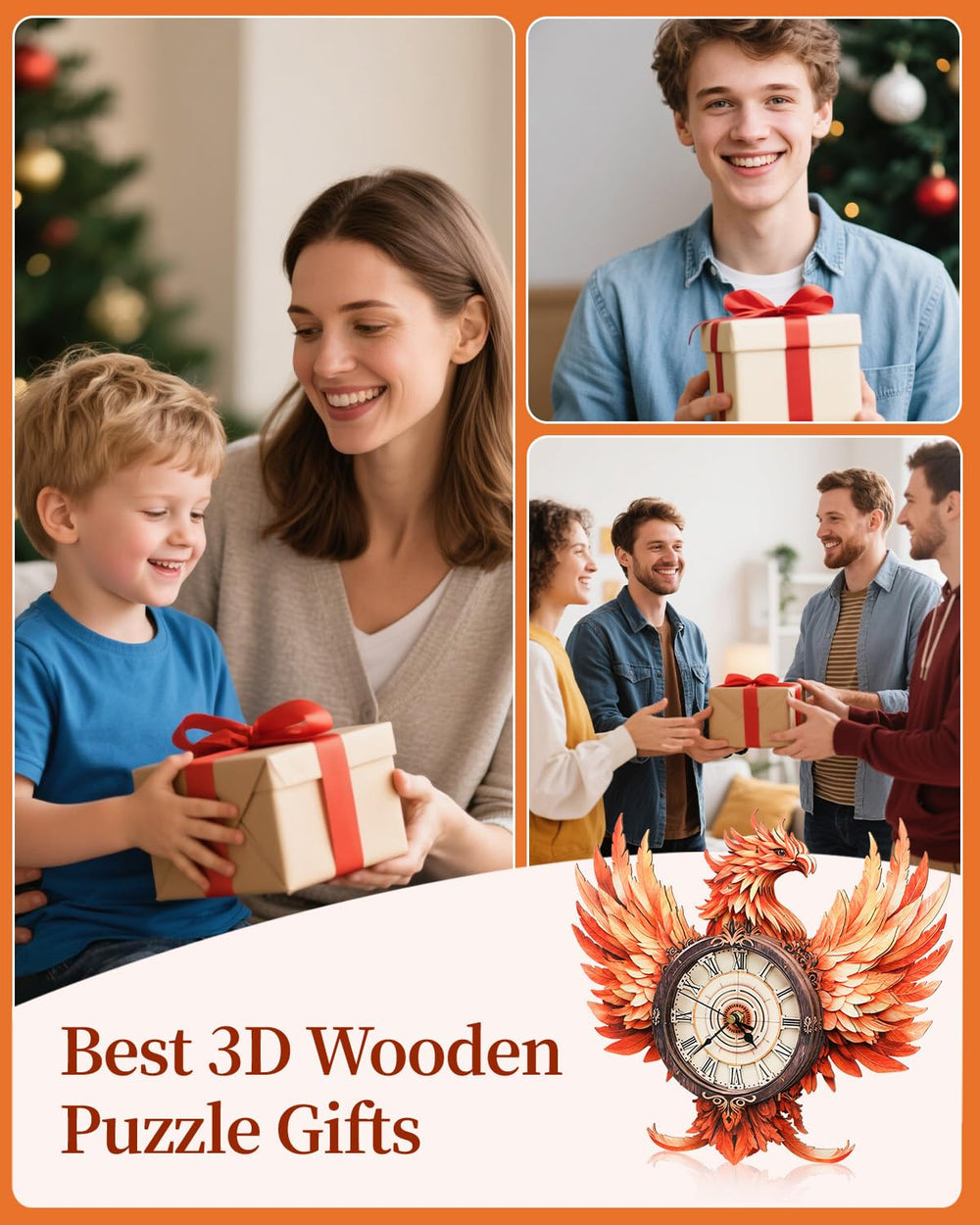 Rnfinewow wall decor display—double-duty decor and clock for modern spaces