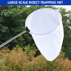 Rngeo butterfly net with removable handle for easy packing on trips.