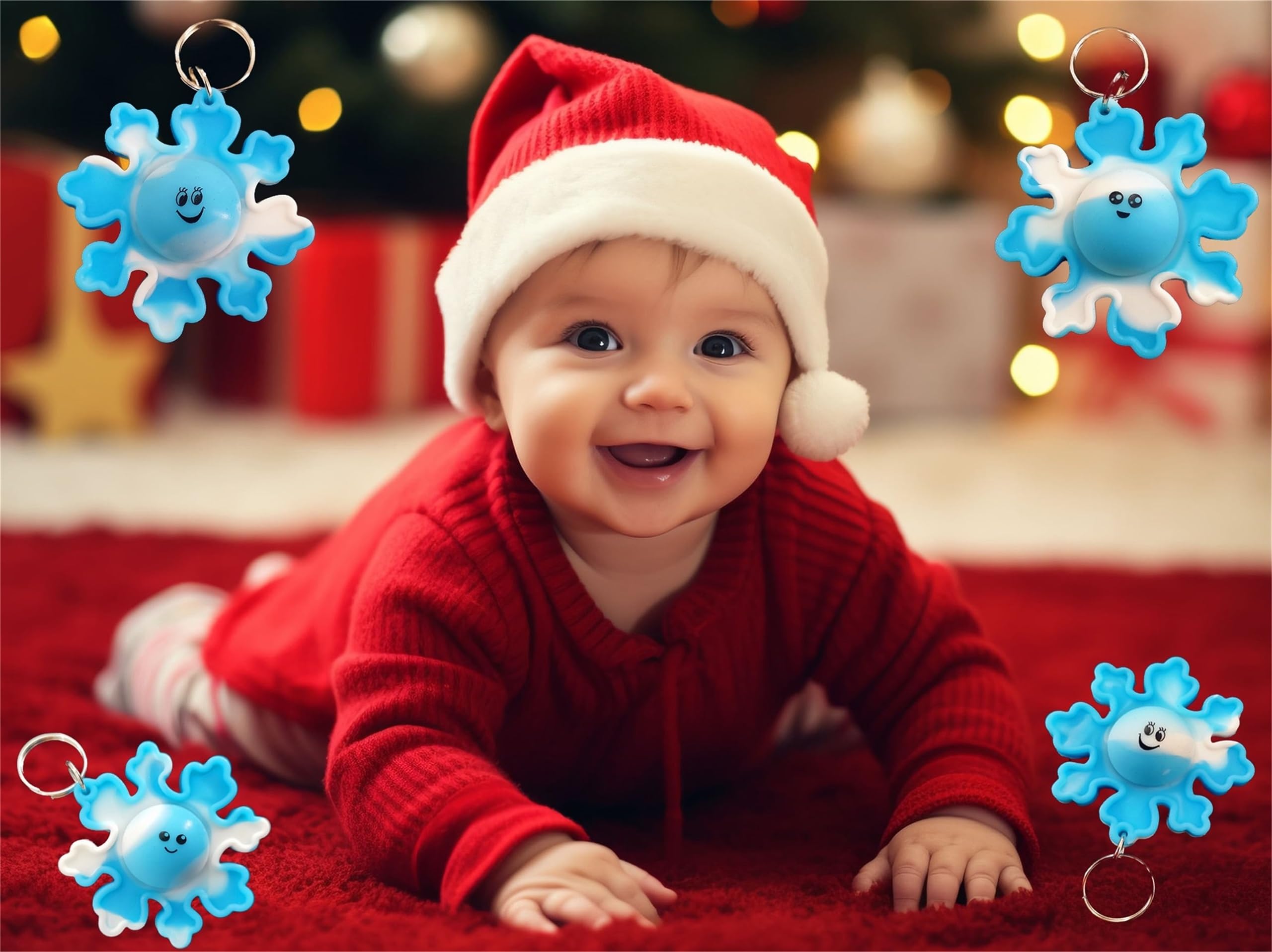 Roaqua Christmas party favors set offers colorful prizes for kids