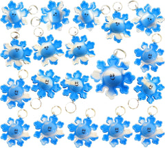 Roaqua winter snowflake mini pop keychain packaging ideal for quick gifting