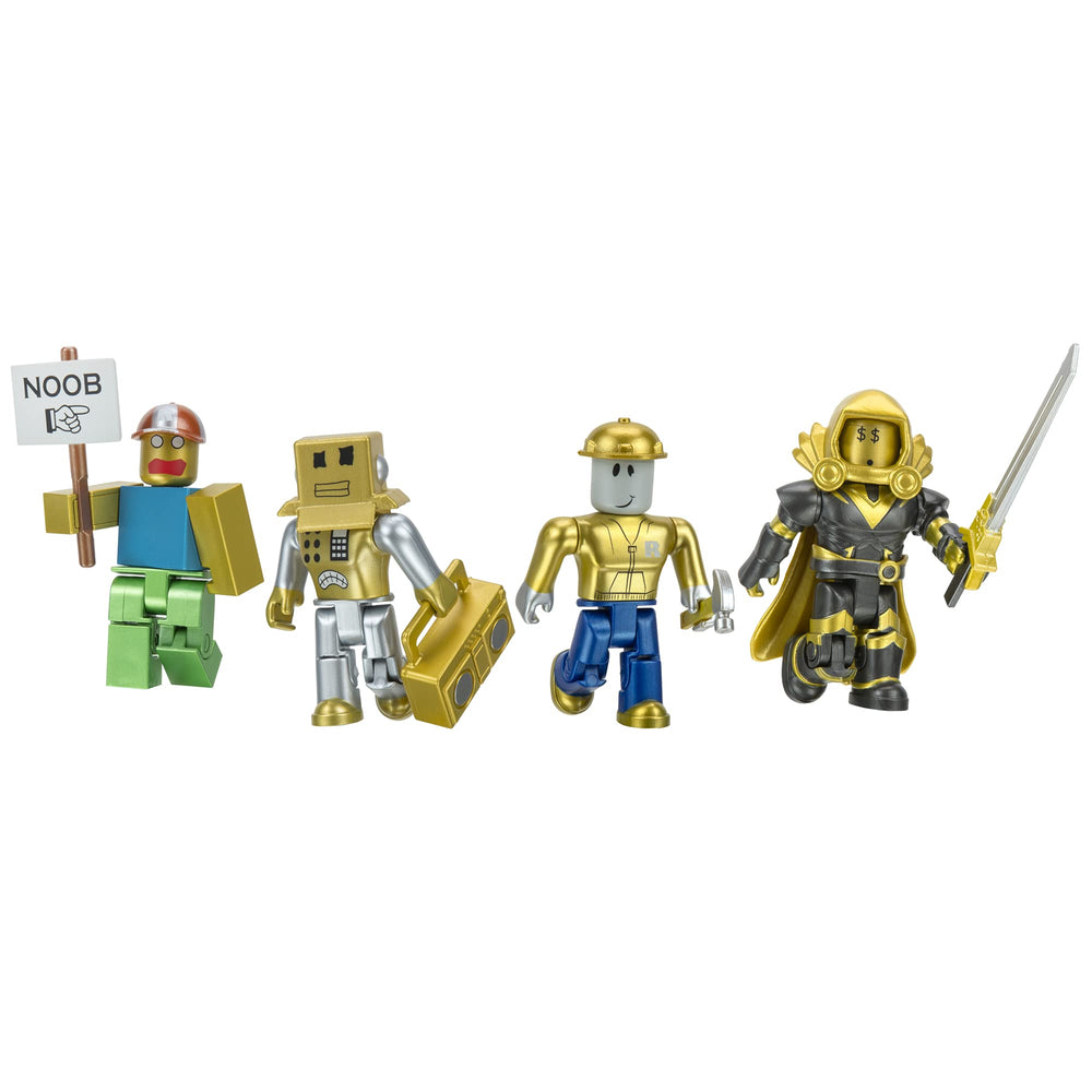 Roblox Action Collection gold figures full set for display and imaginative play.