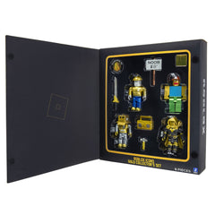 Builderman gold figure close-up showcasing premium finish for collection display.