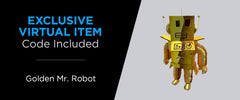 Classic Noob gold figure pose highlighting rarity and display-worthy detail.