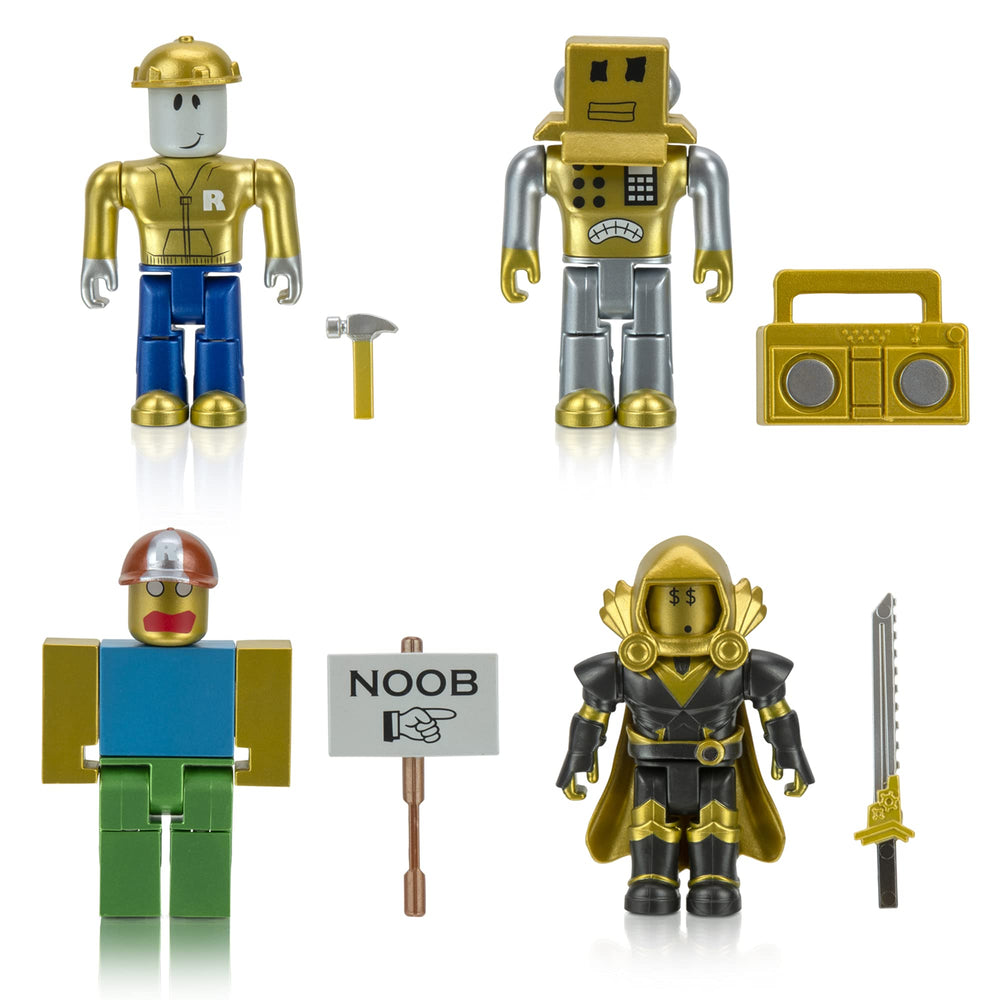 Mr. Robot gold figure with accessories for storytelling and themed setups.