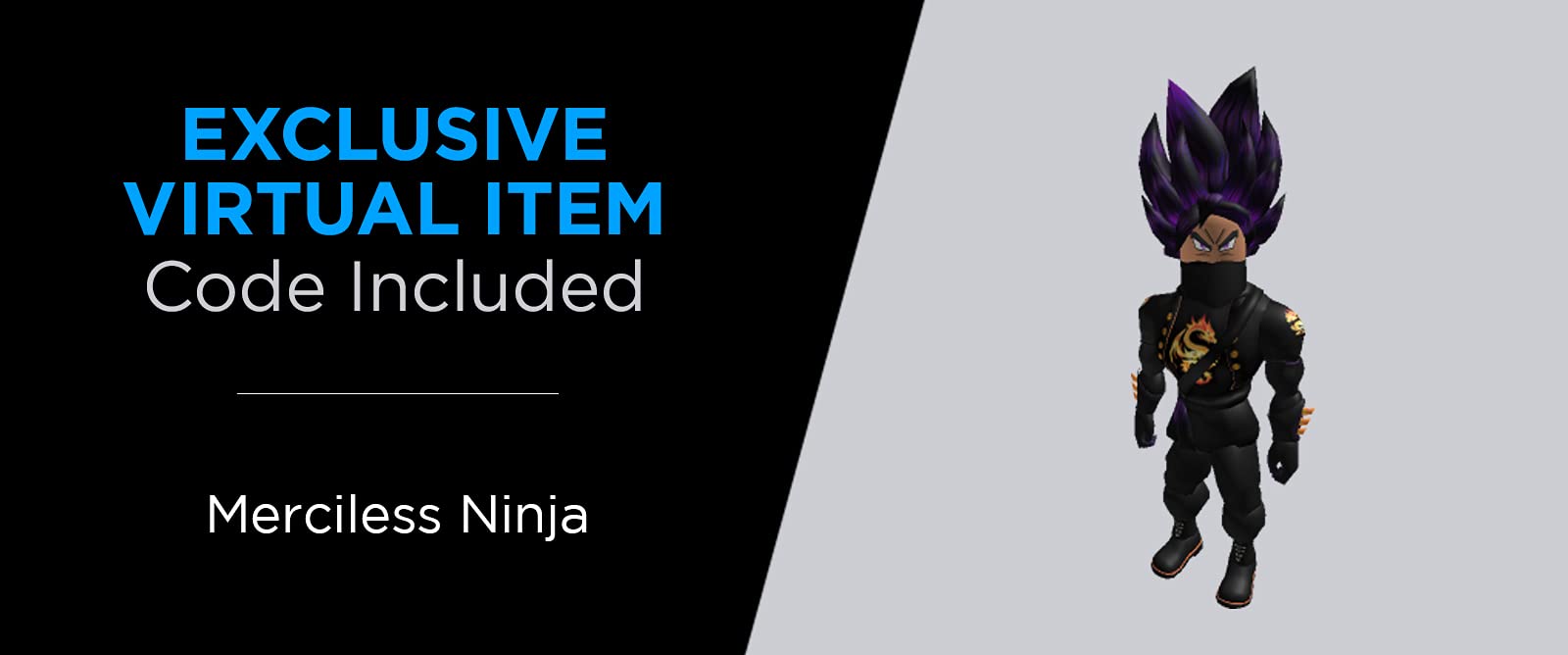 Redeem code for an exclusive Roblox item for in-game use