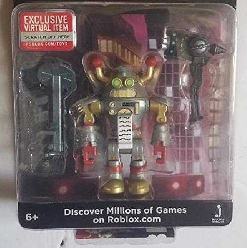 Roblox Brainbot 3000 figure back view highlighting accessories and collectible appeal