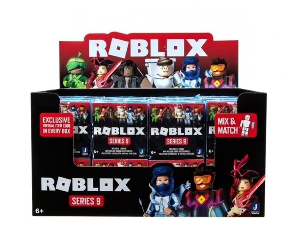 Roblox Series 9 mini figure blind box reveals a collectible character for imaginative play.
