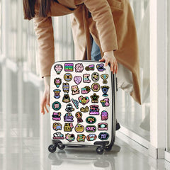 Robmoda neon quotes notebook and device stickers spark creativity at school or work.