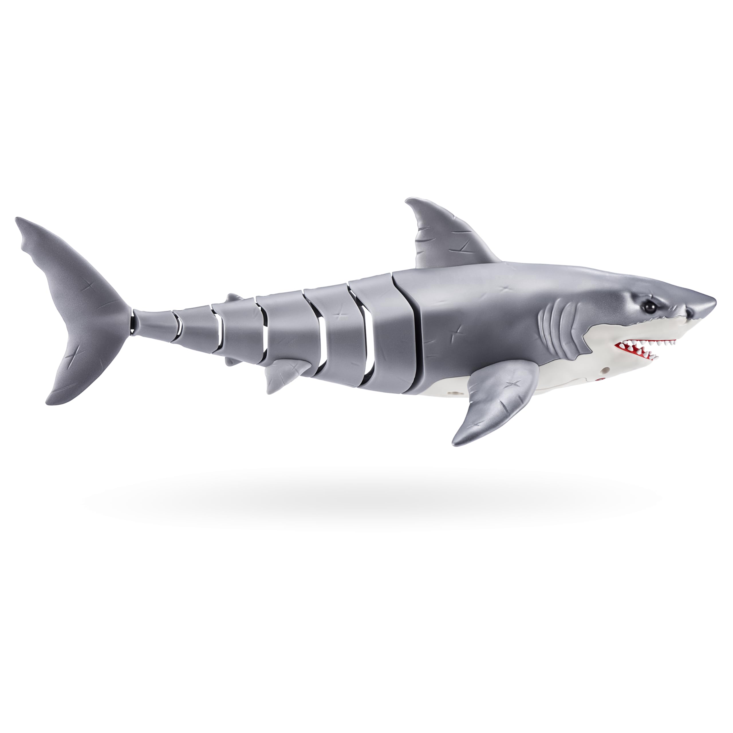 Robo Alive articulated Great White Shark mimics real fins and turning