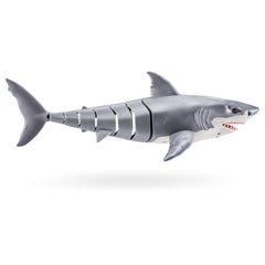 Robo Alive articulated Great White Shark mimics real fins and turning