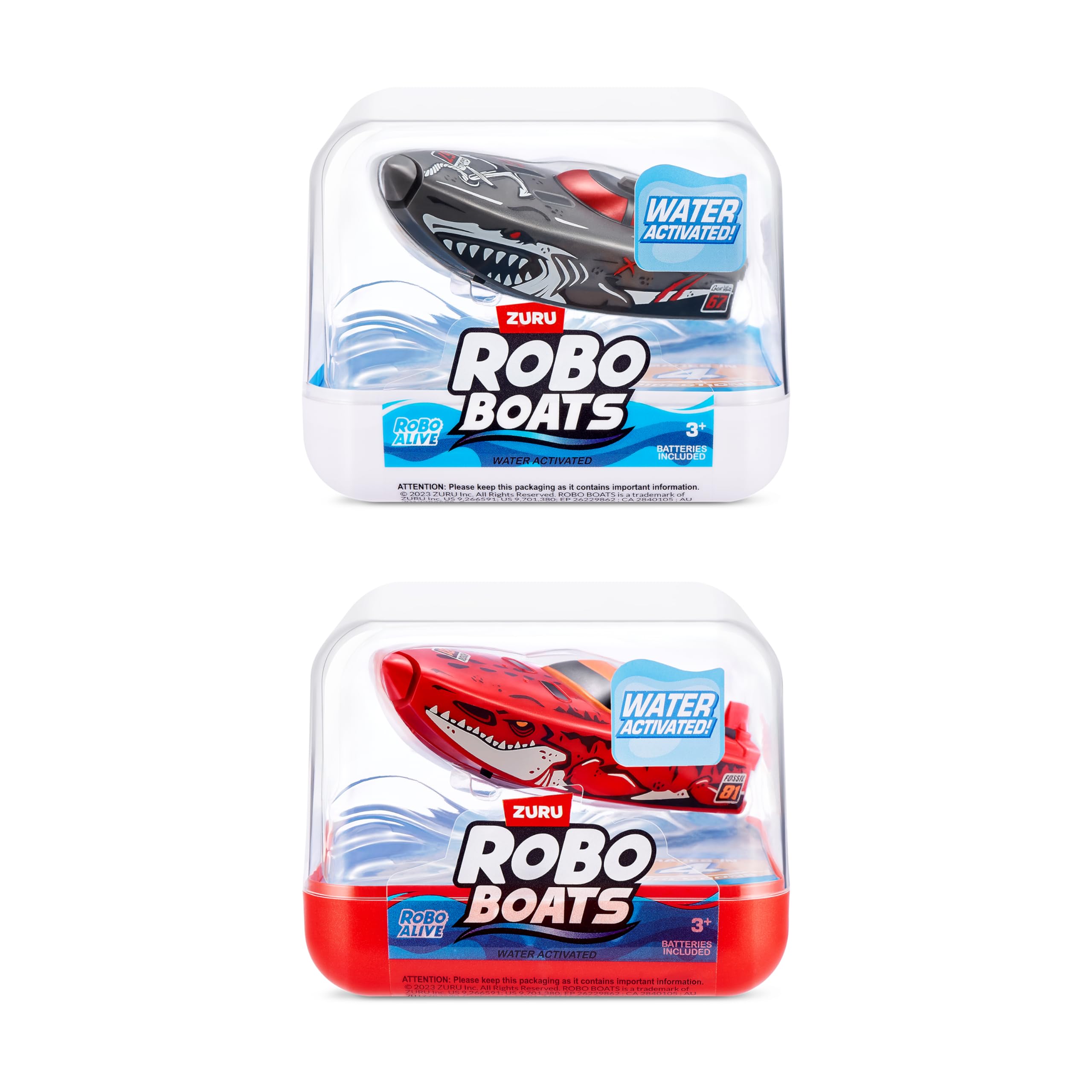 Robo Alive Robo Boats Dino Shark in water action, thrilling race experience