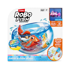 Robo Alive Robo Fish color-change scales during water play reveal a magical effect.