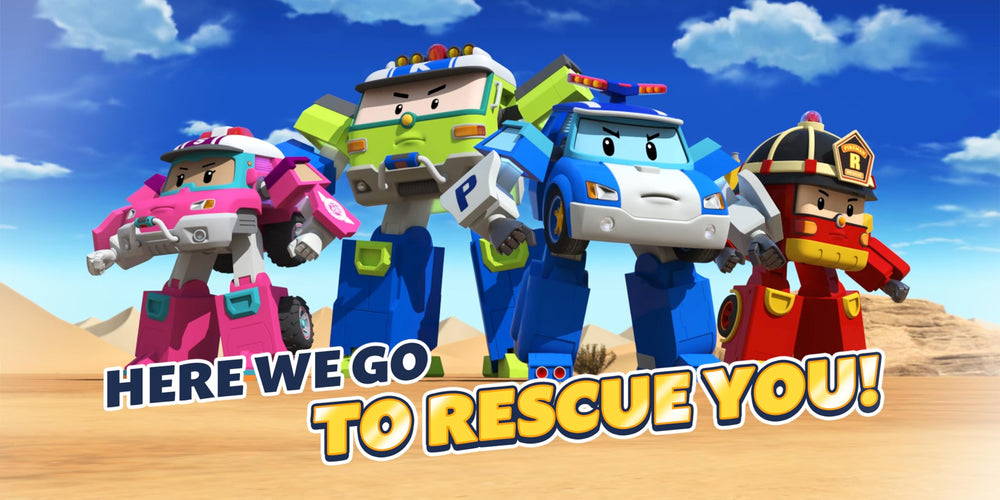 Robocar Poli Sandy 3+ playtime ready toy encourages creative rescue missions