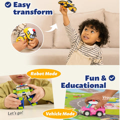 Robocar Poli Sandy durable ABS body withstands bumps during energetic play sessions