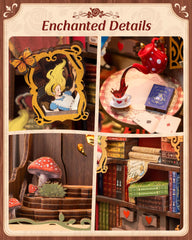 Robotime Book Nook Kit infinite mirrors and depth effect