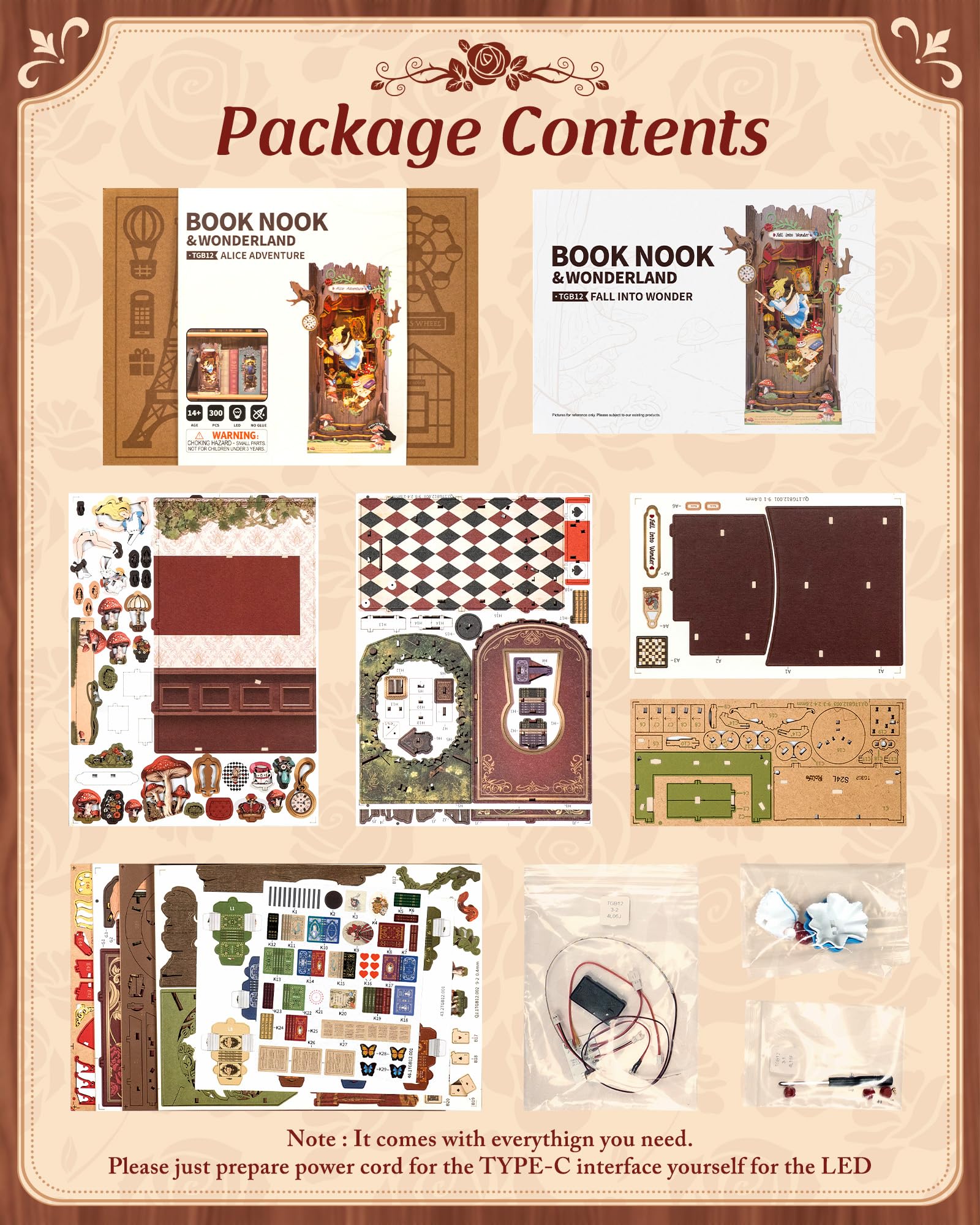 Robotime Book Nook Kit gift-ready packaging and surprise
