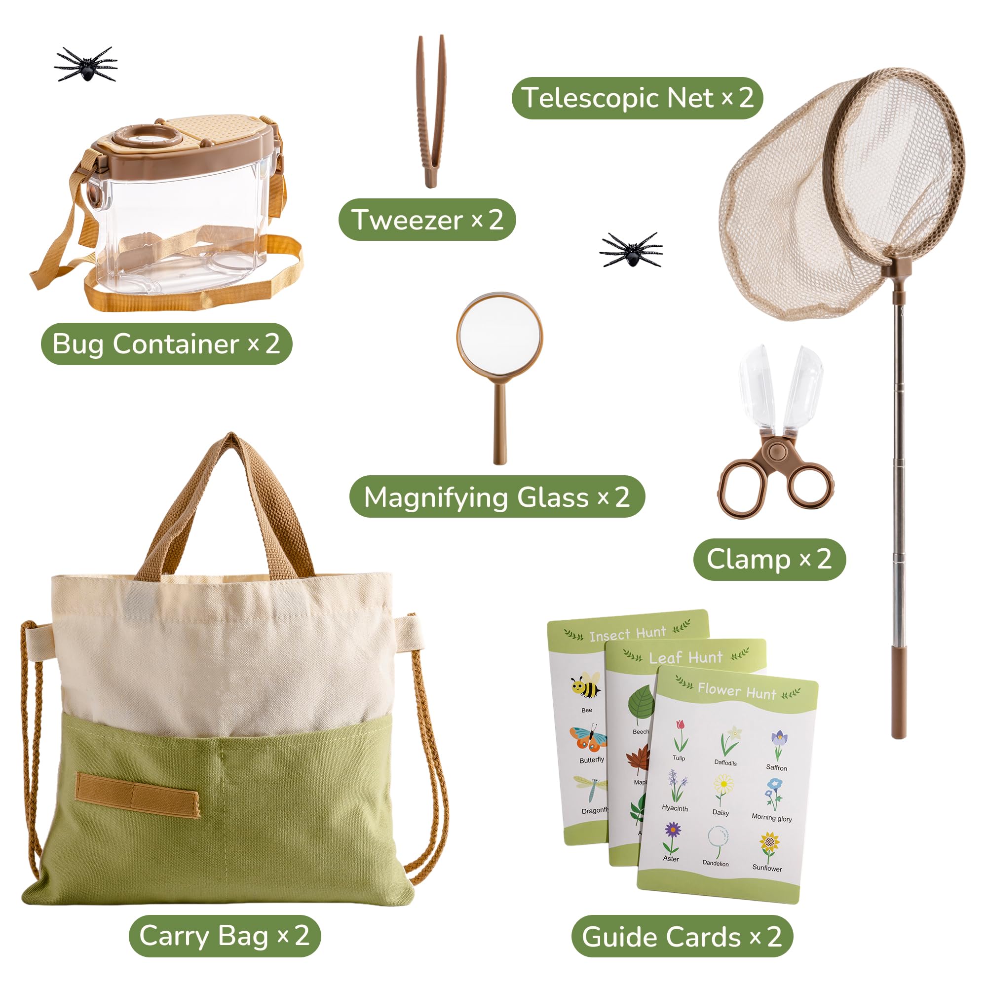 ROBOTIME bug catcher kit insect box for close insect observation during play.
