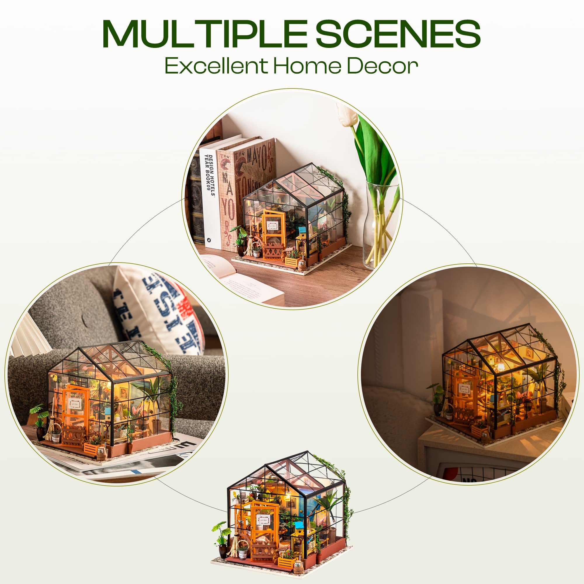 ROBOTIME customizable accessories invite personal decorating and storytelling in miniatures.