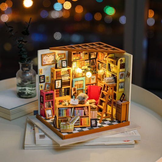 Robotime detailed dollhouse kit furniture adds realism to your build