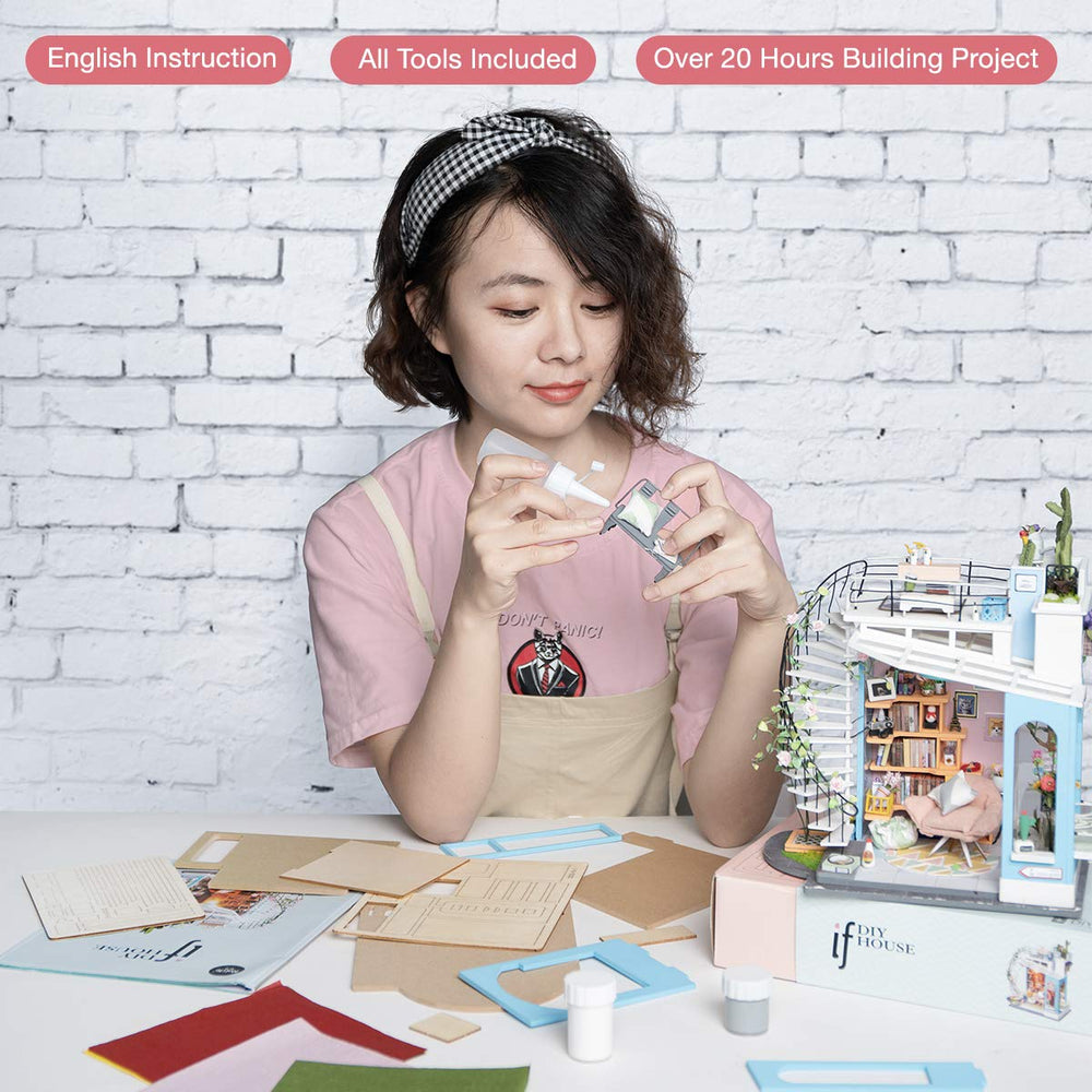 Robotime delicate floral vines enhance charm and freshness.