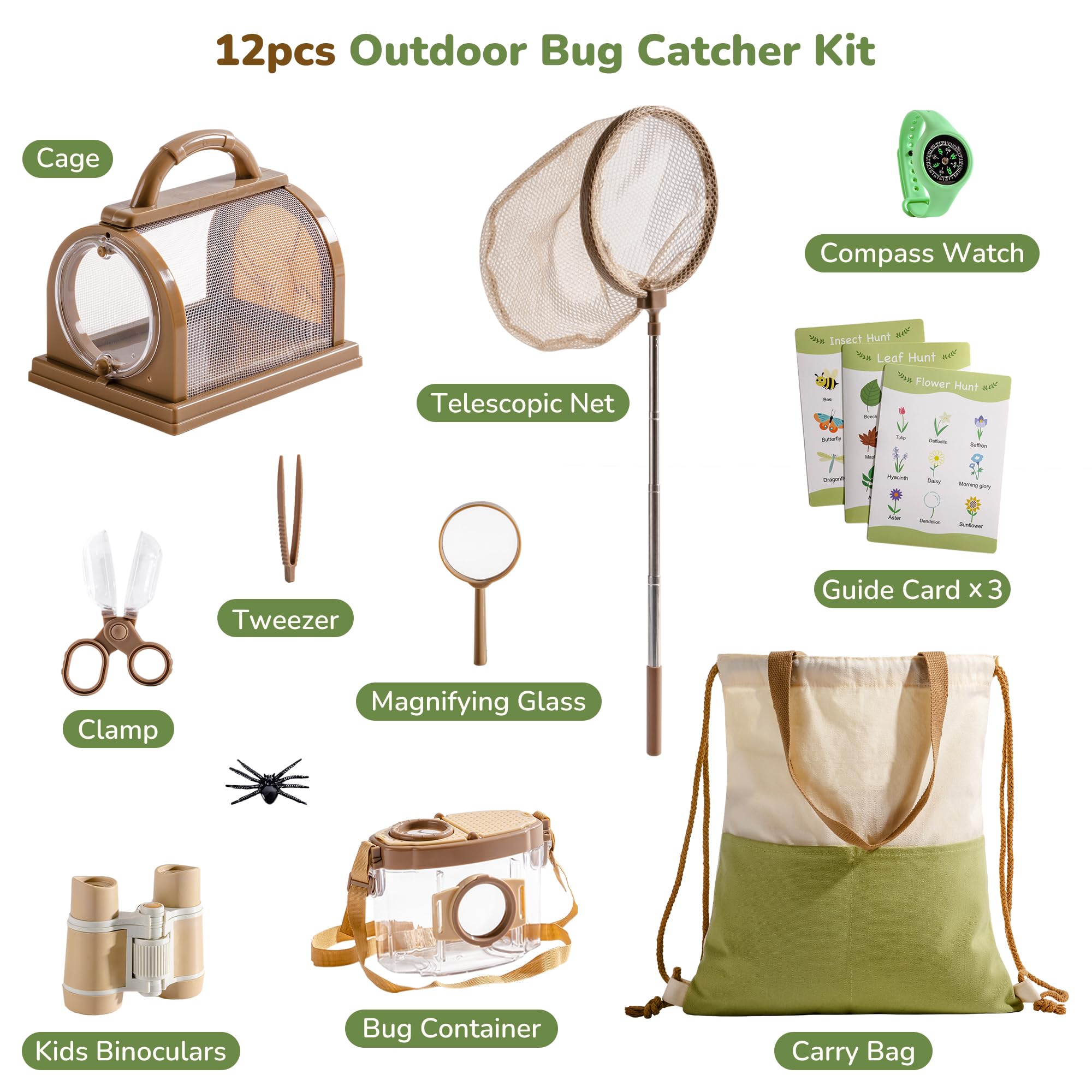 Robotime Explorer Kit butterfly net, lightweight tool for catching fluttering insects.