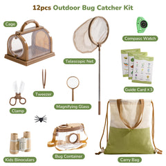 Robotime Explorer Kit butterfly net, lightweight tool for catching fluttering insects.